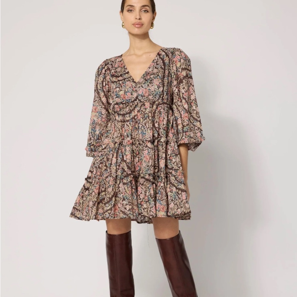 Cleobella Francesca Mini Dress in Divina Print